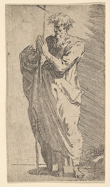 Saint Philip early 16th cent-Parmigianino  , Poster Print