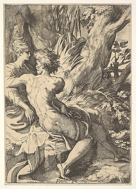 The Lovers 17th cent-Anonymous, Italian, 17th cent, After Parm, Poster Print