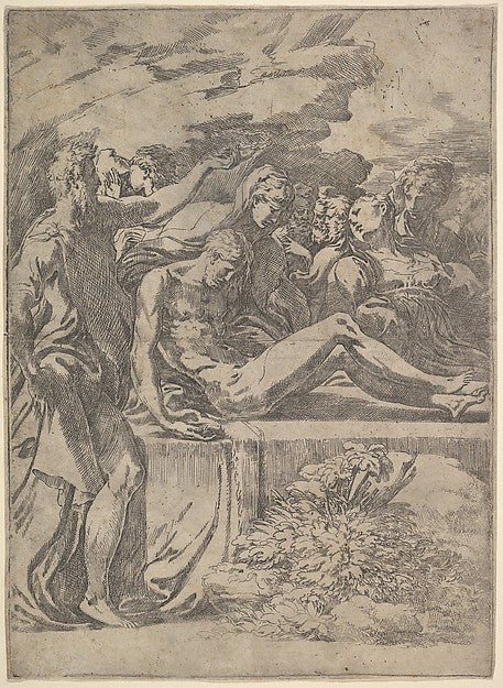 Parmigianino:Entombment c1527–30-16x12"(A3) Poster