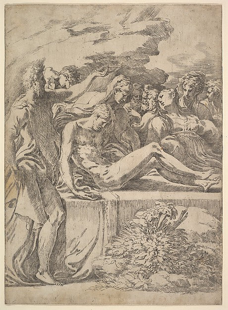 Entombment c1530-Parmigianino  , Poster Print