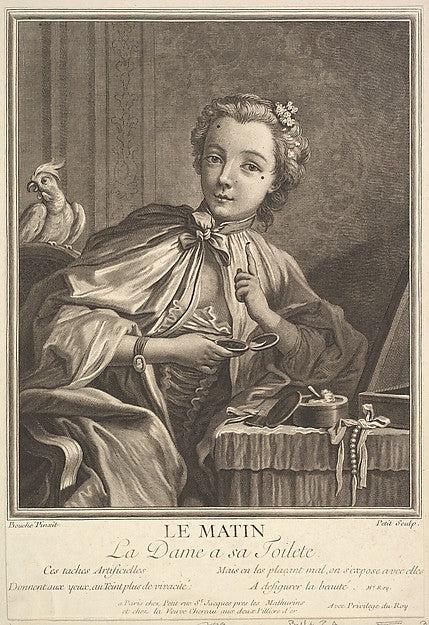 Morning-Gilles Edme Petit, After François Boucher ,  Poster Print Wall Art