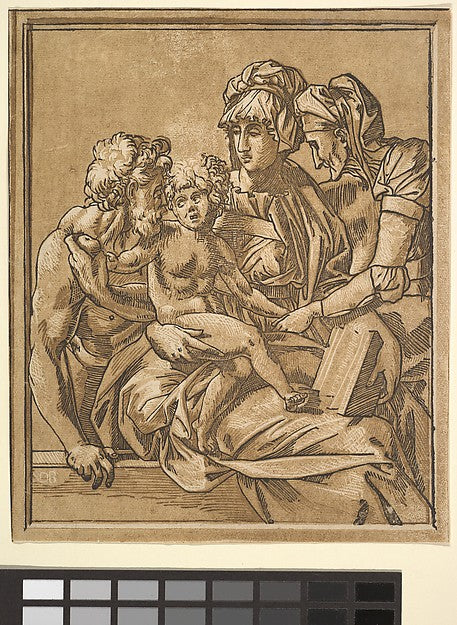 Master ND:Holy Family c1544-16x12"(A3) Poster