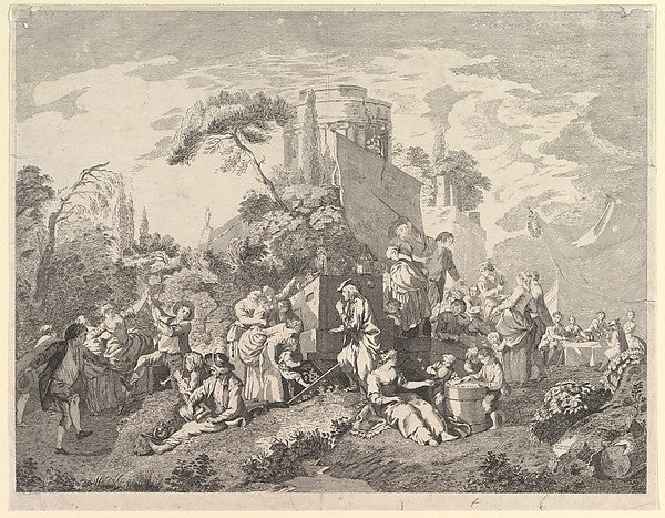 Country Fair 1762-Pierre Charles Lévesque, After François Bouc,  Poster Print Wall Art