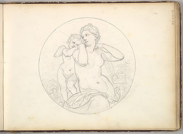 Frederic, Lord Leighton:Venus and Cupid  c1849-16x12"(A3) Poster