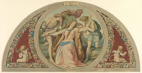 Three Boys Save the Despairing Pamina from Suicide 1864-Moritz,  Poster Print Wall Art