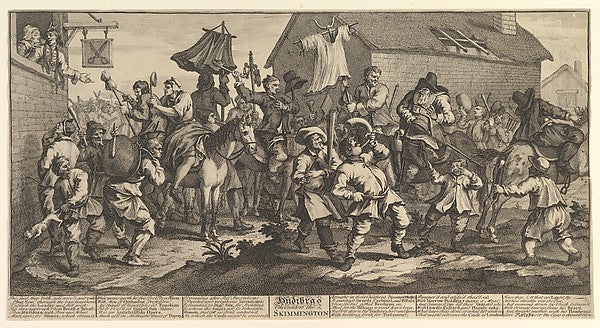 William Hogarth:Hudibras and the Skimmington February 1725–2-16x12