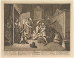 William Hogarth:Hudibras Catechized 1725–68, vintage artwork, 16x12"(A3) Poster Print