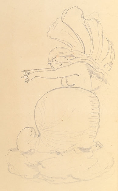 Alfred Henry Forrester [Alfred Crowquill]:Sketch of a Fairy -16x12"(A3) Poster