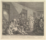 William HogarthA Rake's Progress Plate 8 June 25, 1735-16x12"(A3) Poster