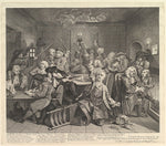 William HogarthA Rake's Progress Plate 6 June 25, 1735-16x12"(A3) Poster