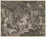 William HogarthStrolling Actresses Dressing in a Barn 1738-16x12"(A3) Poster