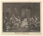 After William Hogarth:Marriage A-la-Mode Plate IV April 1, 1-16x12"(A3) Poster