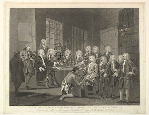 After William Hogarth:Bambridge on Trial for Murder by a Com-16x12