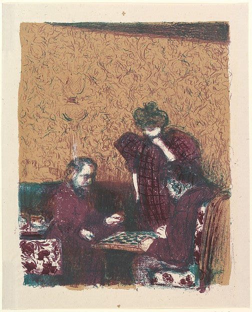 The Game of Checkers  from the series Landscapes and Interiors, Poster Print