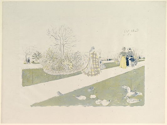 The Tuileries Garden  from Album des Peintres-Graveurs 1896-Éd,16x12"(A3) Poster