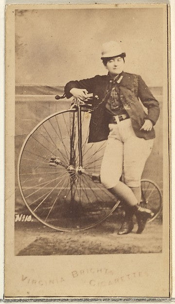 :Card 18 from the Girl Cyclists series for Virginia Brights -16x12"(A3) Poster