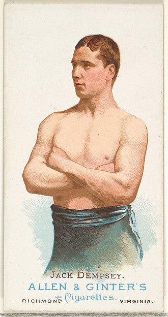 :Jack Dempsey Pugilist from World's Champions Series 1 for A-16x12"(A3) Poster