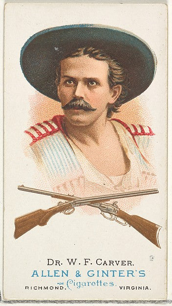 :Dr. William Frank Carver Rifle Shooter from World's Champio-16x12"(A3) Poster