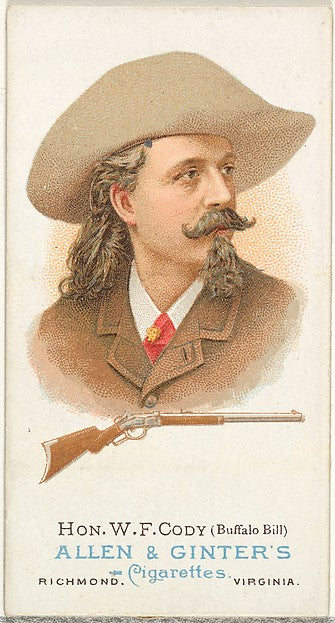 :Hon. William Frederick Cody  Rifle Shooter from World's Cha-16x12"(A3) Poster
