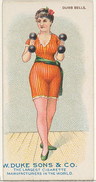 :Dumb Bells from the Gymnastic Exercises series for Duke bra-16x12"(A3) Poster