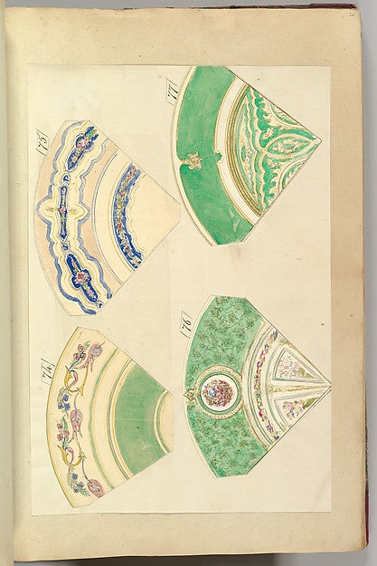Four Designs for Decorated Plates 1845–55-Alfred Henry Forrest,  Poster Print Wall Art