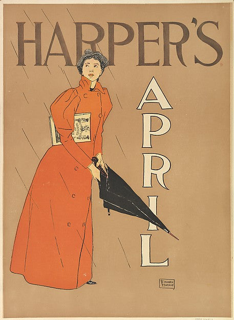 Harper's:  April 1894-Edward Penfield, Poster Print