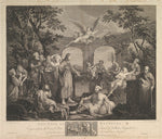 After William Hogarth:The Pool of Bethesda February 24,1772-16x12"(A3) Poster