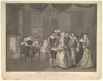 After William Hogarth:Royal Masquerade Somerset House Octobe-16x12"(A3) Poster