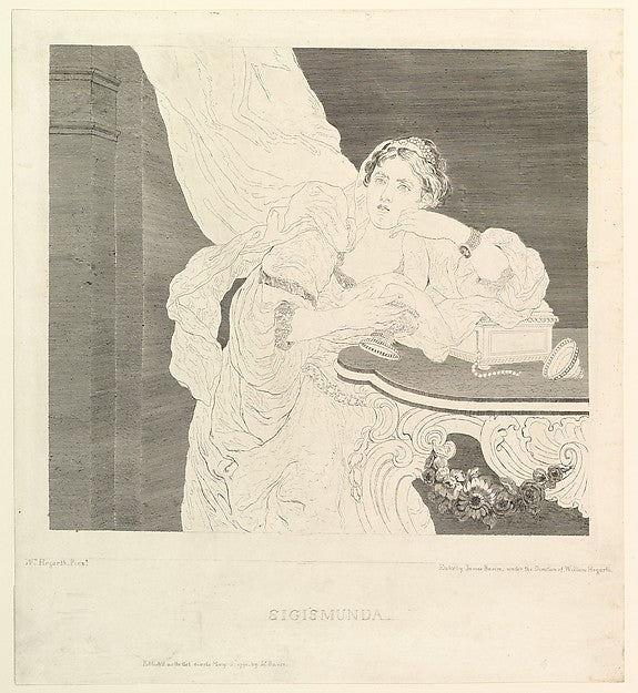 Engraved and published by James Basire, the elder ,After Wil-16x12"(A3) Poster