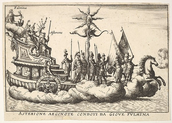 After Remigio Cantagallina :Plate 16: The Argonaut Asterion -16x12"(A3) Poster