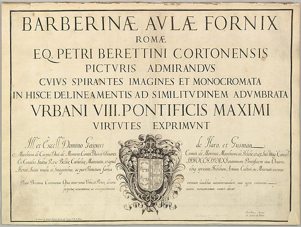 Anonymous, Italian, 17th century, After Pietro da Cortona :T-16x12"(A3) Poster
