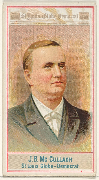 :J.B. McCullagh St. Louis Globe-Democrat from the American E-16x12"(A3) Poster