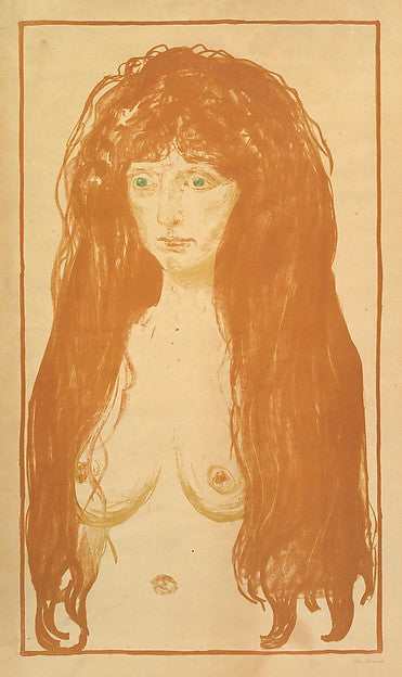 The Sin  1902-Edvard Munch,  Poster Print Wall Art