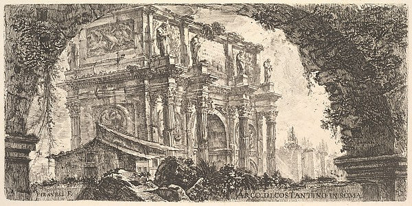Plate 9 -  Arch of Constantine in Rome  c1748-Giovanni Battista,  Poster Print Wall Art