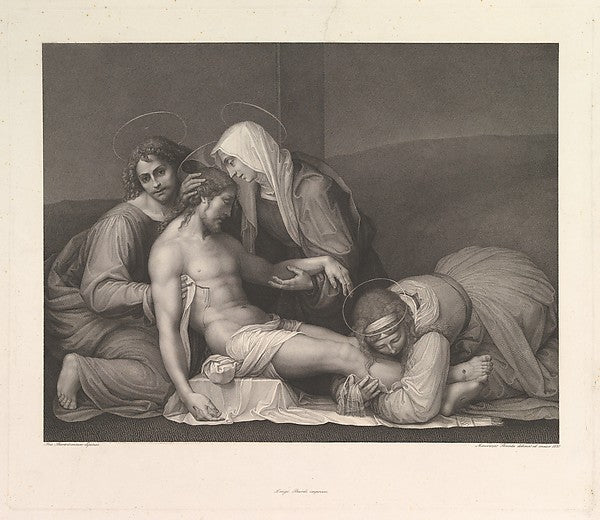 Franz Anton Erich Moritz Steinla , After Fra Bartolomeo:The -16x12"(A3) Poster