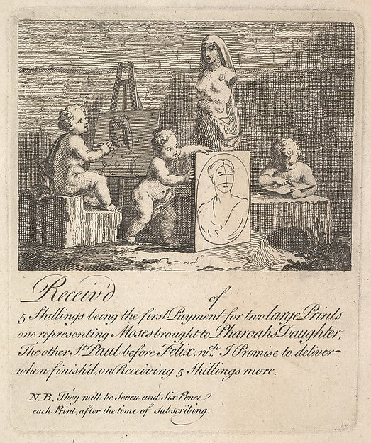 Boys Peeping at Nature 1751-William Hogarth ,16x12