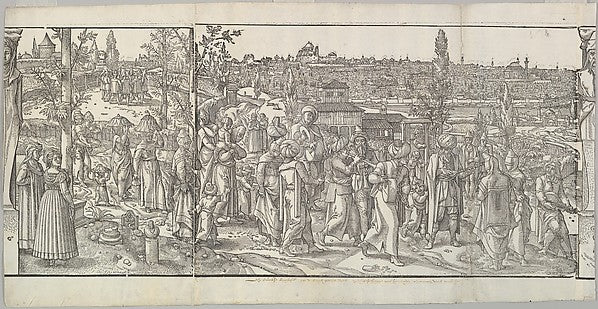 After Pieter Coecke van Aelst:Celebration of a Circumcision -16x12"(A3) Poster