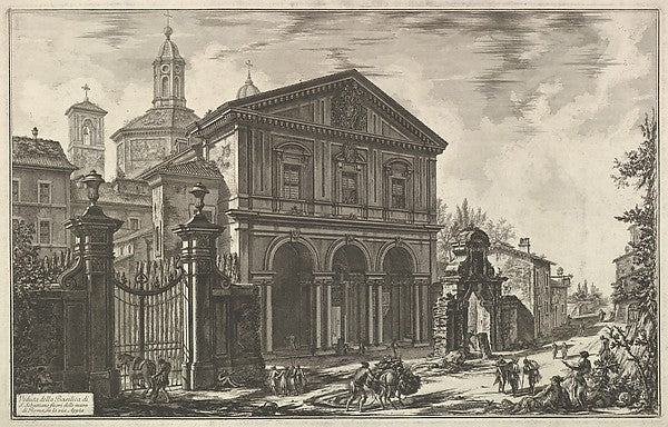 View of the Basilica of San Sebastiano fuori delle mura [St. S, Poster Print