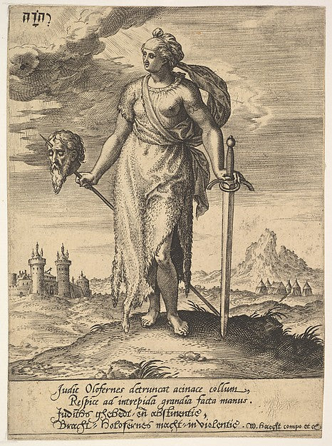 Judith  from Willem van Haecht  Tyrannorum proemia  1578 1578-,  Poster Print Wall Art