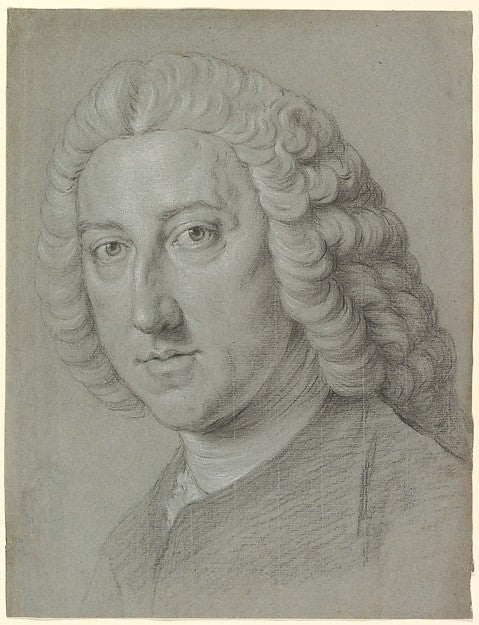 Portrait of William Pitt the Elder c1754-William Hoare ,  Poster Print Wall Art