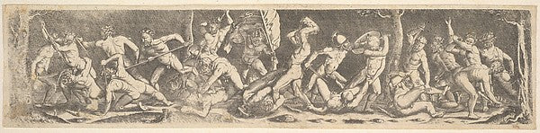 Battle for the Banner  early 16th cent-Barthel Beham ,  Poster Print