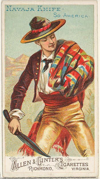 :Navaja Knife South America from the Arms of All Nations ser-16x12"(A3) Poster