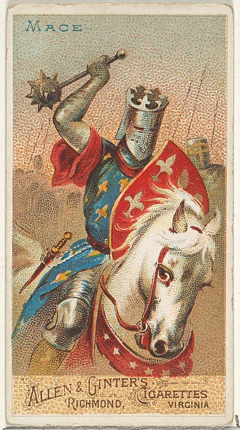:Mace from the Arms of All Nations series for Allen & Ginter-16x12"(A3) Poster