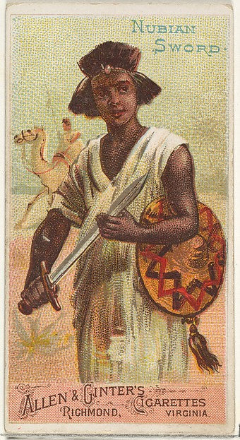 :Nubian Sword from the Arms of All Nations series for Allen-16x12"(A3) Poster