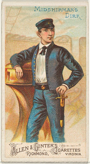 :Midshipman's Dirk from the Arms of All Nations series for A-16x12"(A3) Poster