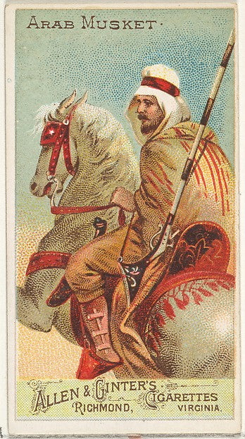 :Arab Musket from the Arms of All Nations series for Allen &-16x12"(A3) Poster