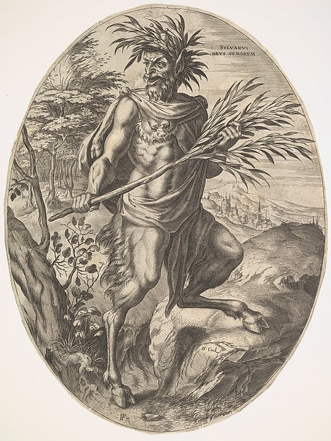 Sylvanus from The Rural Gods 1565-Cornelis Cort, After Frans F,  Poster Print Wall Art