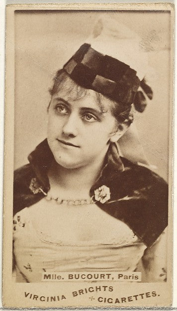 :Mlle. Bucourt Paris Virginia Brights Cigarettes-16x12"(A3) Poster