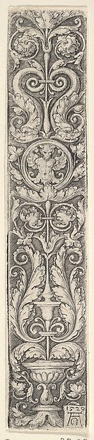 Heinrich Aldegrever , After Barthel Beham:Vertical Panel wit-16x12"(A3) Poster