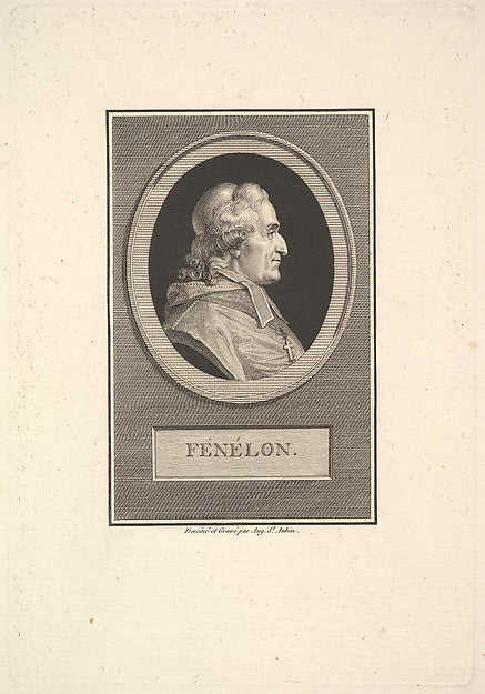 Augustin de Saint-Aubin:Portrait of Fénélon 1803-16x12"(A3) Poster